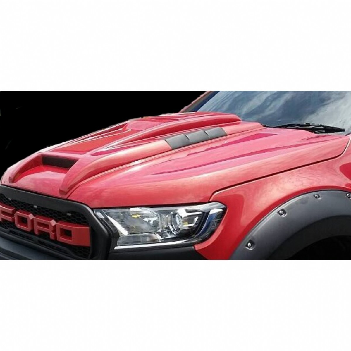 Ducki Ford Ranger 2016-2022 Kaput Kaplama Şişirme