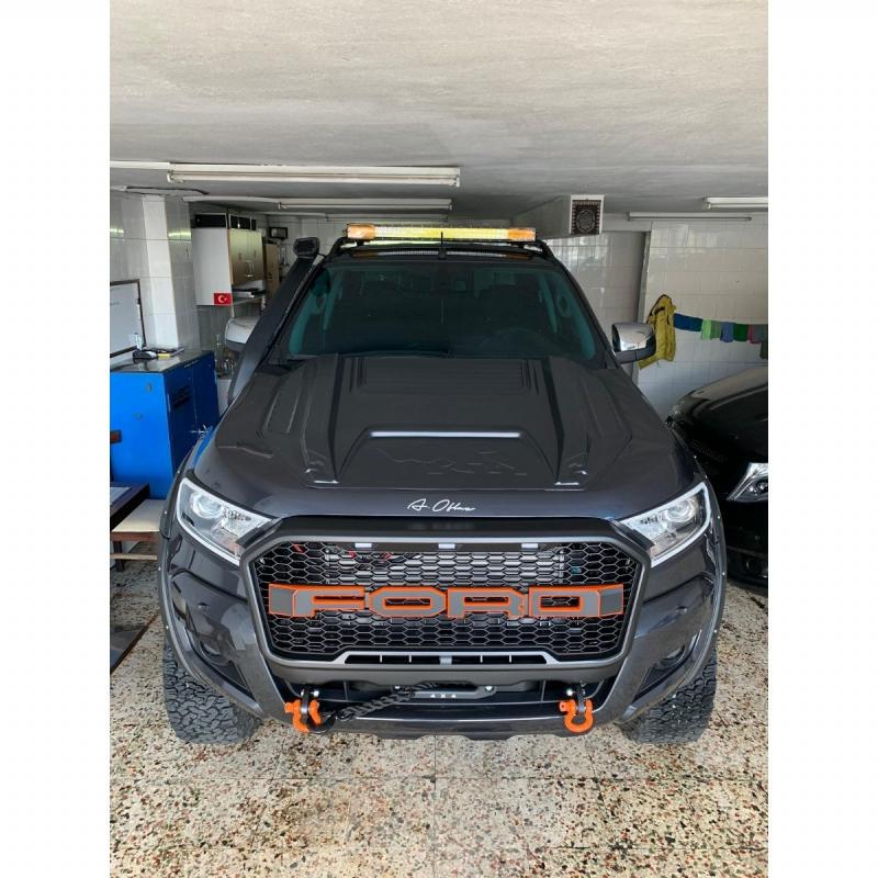 Ducki Ford Ranger 2016-2022 Gergedan Kaput Kaplama Şişirme