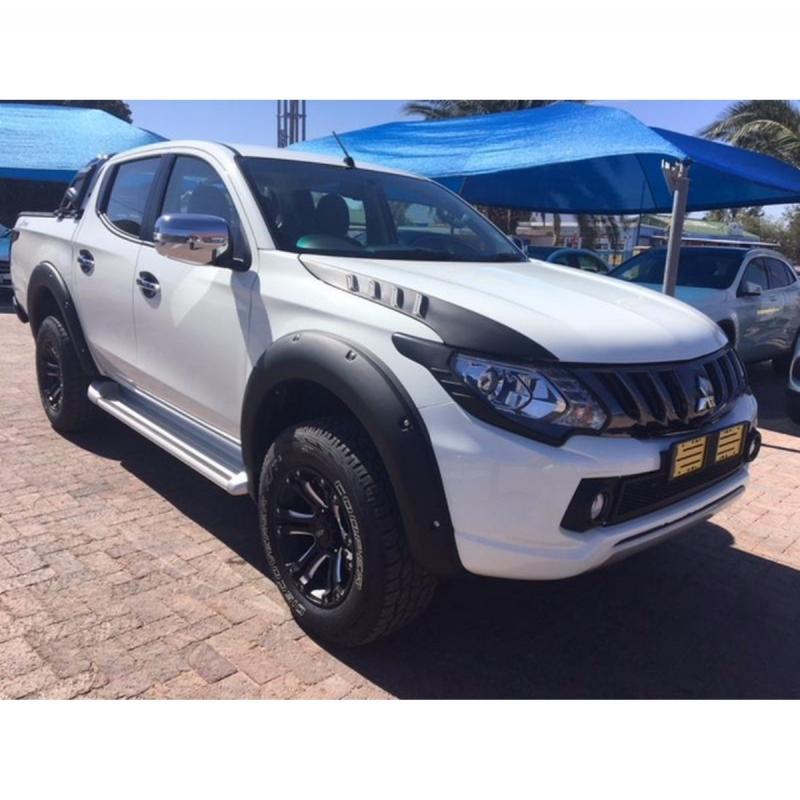 Ducki Mitsubishi L200 2015-2019 6inc Mat Siyah Dodik (ABS Plastik)