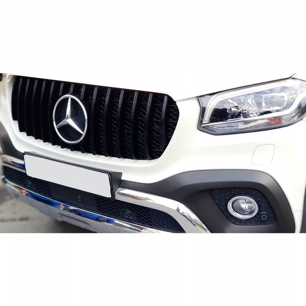 Ducki Mercedes X CLASS AMG GT Ön Izgara / Panjur MAT Siyah