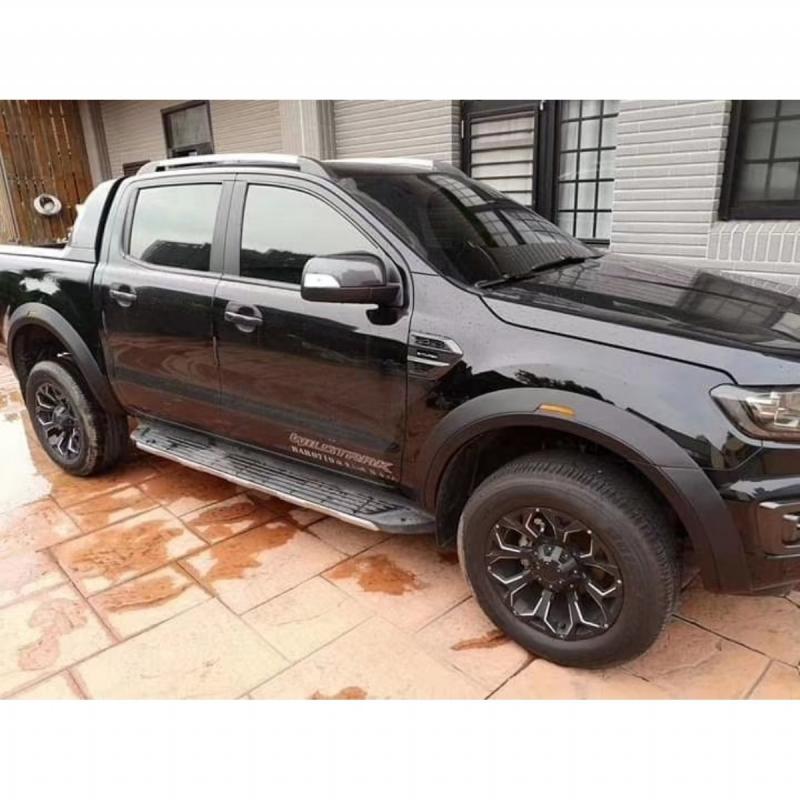 Ducki Ford Ranger 2016-2022 Kedigözlü Slim Mat Siyah Dodik (ABS Plastik)