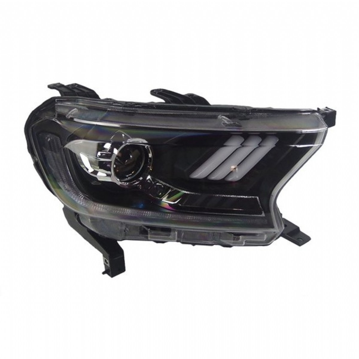 Ducki Ford Ranger 2016-2022 Ledli Mustang Tipi Far Siyah
