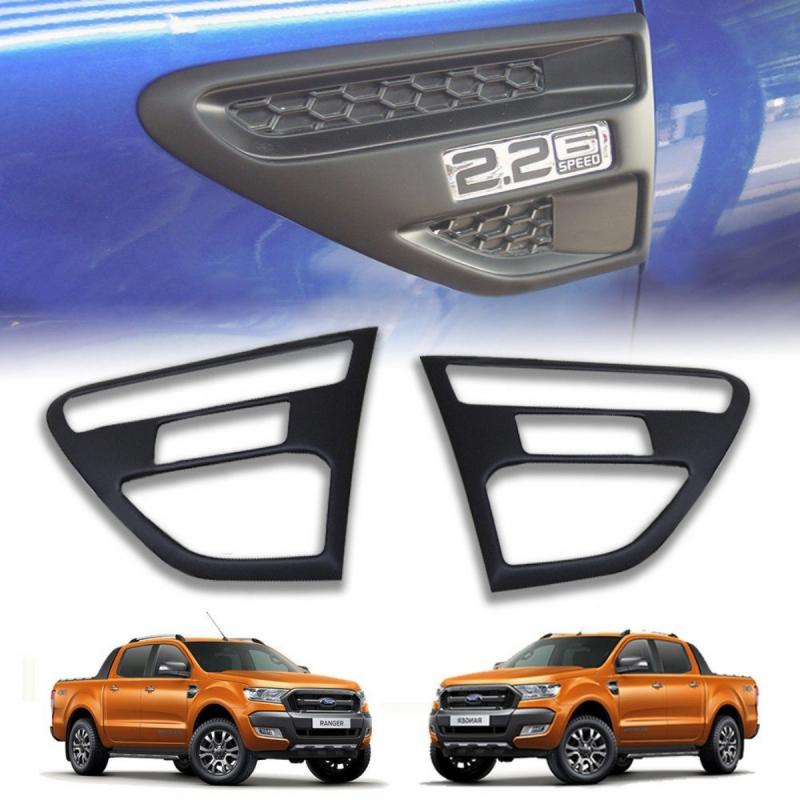 Ducki Ford Ranger 2016-2018 Yan Hava Kapağı Siyah