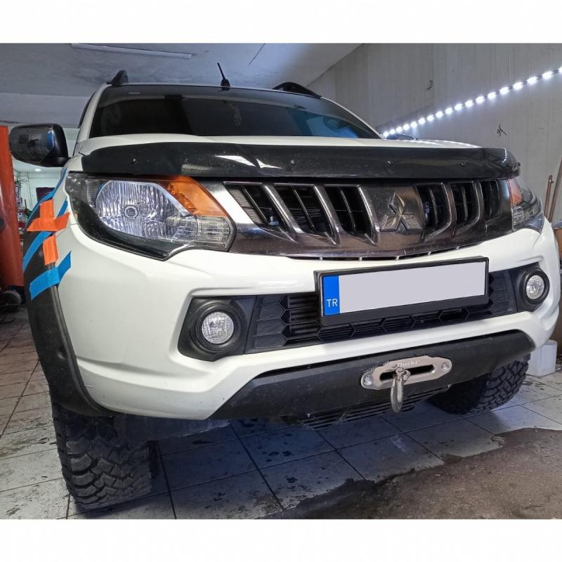 Ducki Mitsubishi L200 2016 - 2019 için Vinç Montaj Tablası / Sehpası