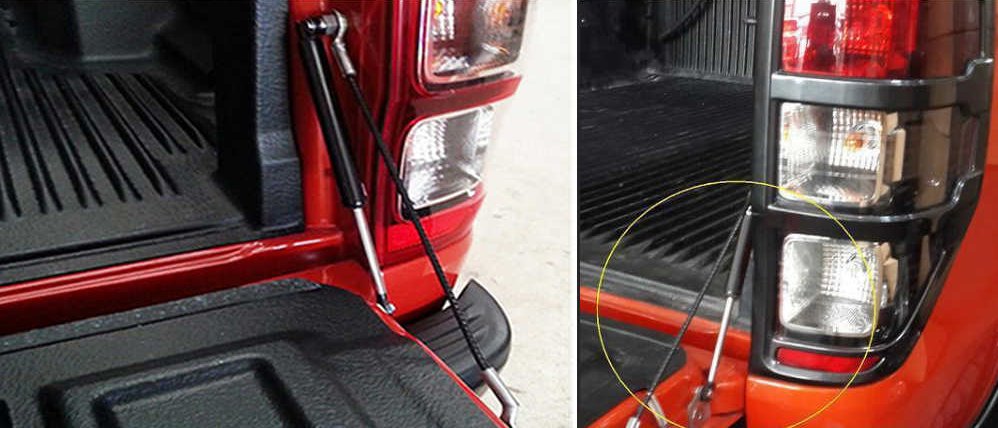 Ducki Ford Ranger 2012-2022 Arka Kapak - Bagaj Amortisörü 2li