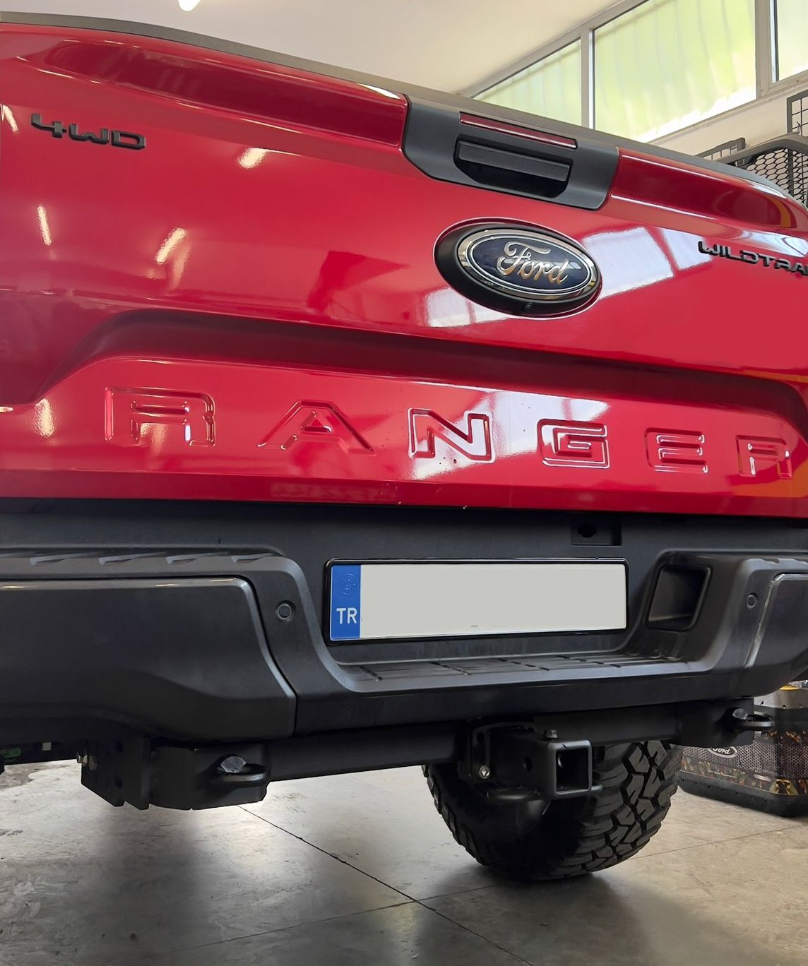 Ducki Ford Ranger 2023 ve sonrası Ayarlanabilir Sökülebilir Çeki Demiri