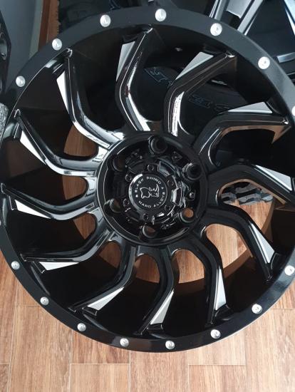 Black Rhino 17x9inc 6X139.7 Jant Turbulance CB110 ET , Türbülans Jant