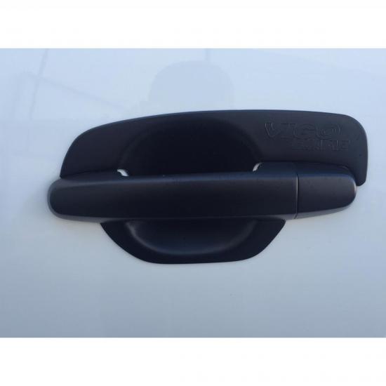Ducki Toyota Hilux Vigo 2012-2015  Kapı Kol Set Siyah  (ABS Plastik)