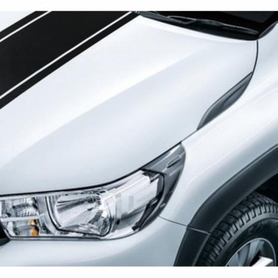 Ducki Hilux Revo 2015-2019 Kaput Yan kaplama (ABS Plastik)