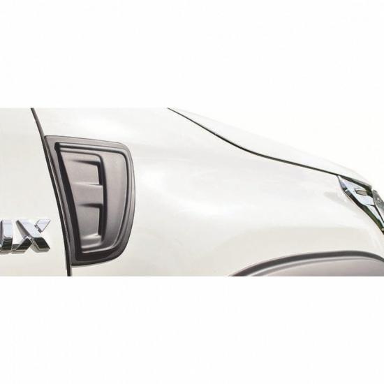 Ducki Hilux Revo 2015-2019 Yan Hava Kaplaması Siyah (ABS Plastik)