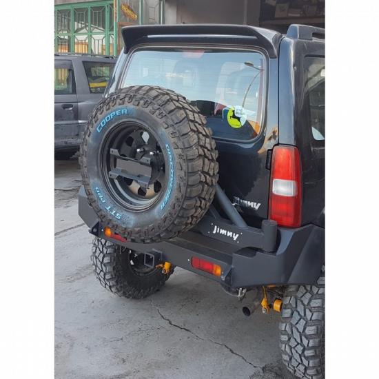 Suzuki Jimny Stepne Taşıyıcılı Demir Arka Tampon