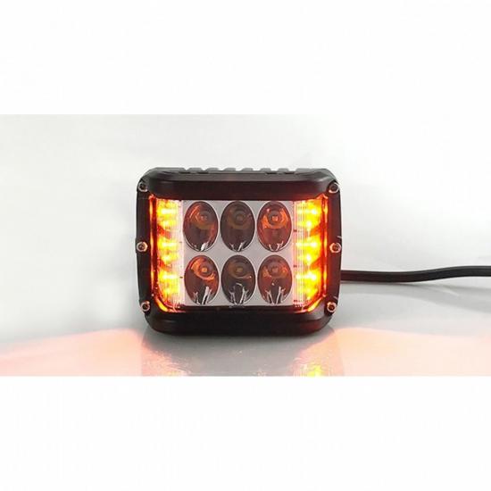 Ducki 10cm Side Shooter ledbar 36w Beyaz Delici + Turuncu park + Turuncu Çakar