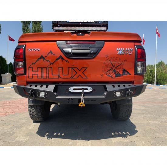 Toyota Hilux Revo 2015-2019 Demir Arka Tampon / Koruma Demiri