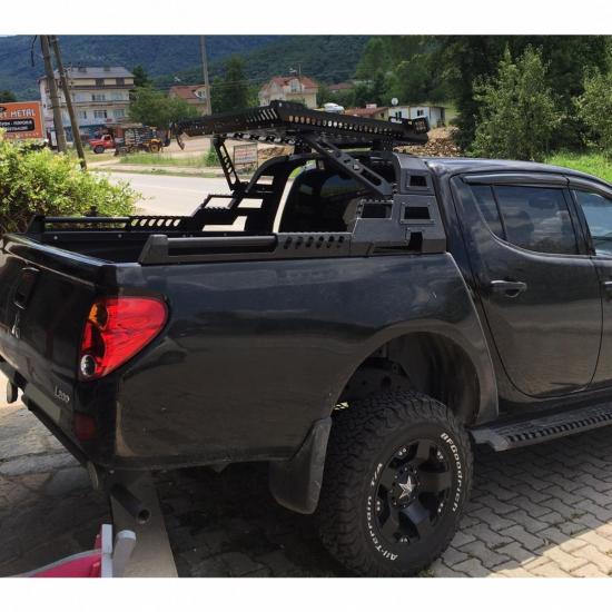 Mitsubishi L200 2011-2014 Demir Roll bar Kasa Üstü Sepet