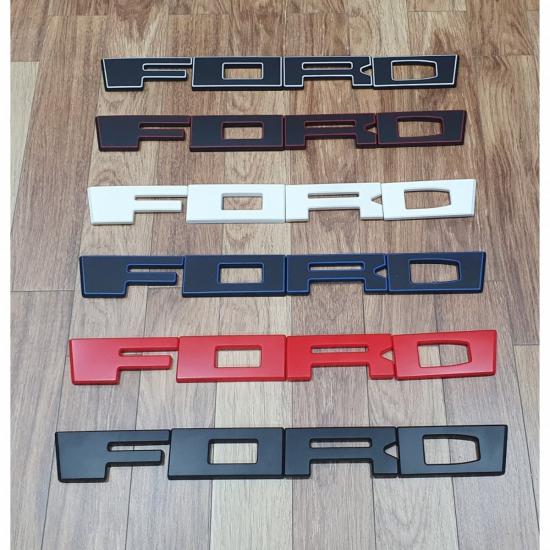 F-O-R-D  Ford harfleri Seti Genişlik 68cm  (ABS Plastik)