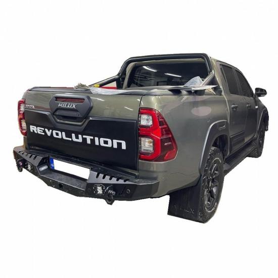 Ducki Hilux Revo 2020 ve sonrası Arka Kapak Kaplaması (ABS Plastik)