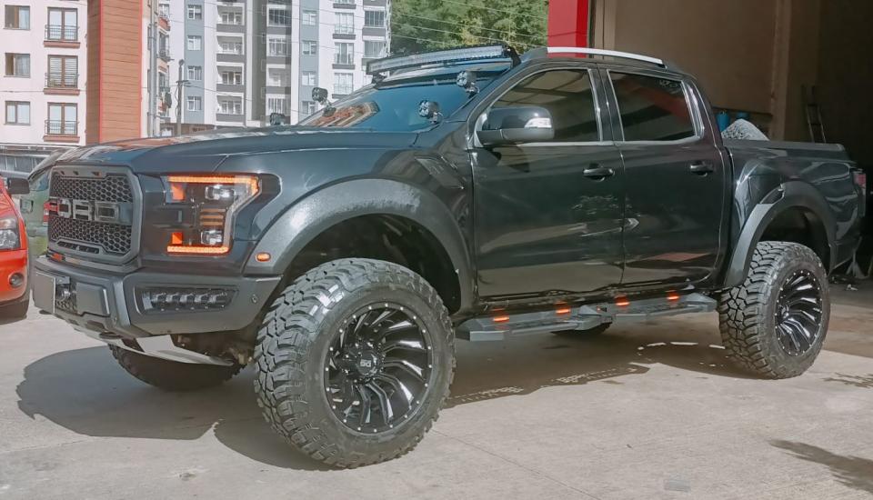 Ducki Ford Ranger 2012-2022 F150 Dönüşüm Kiti (Sac Çamurluk) ,  Ranger F150 Dönüşüm Kiti