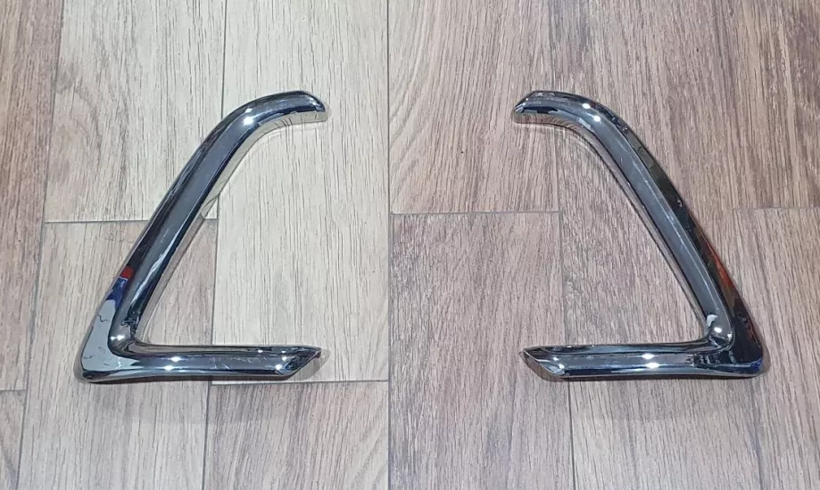 Ducki Hilux Revo 2015-2019 Ön Alt Panjur Çerçevesi Krom