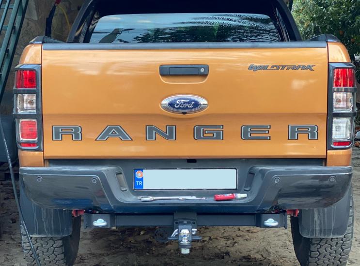 Ducki Ford Ranger 2012-2022 için Ayarlanabilir Sökülebilir Çeki Demirimiri