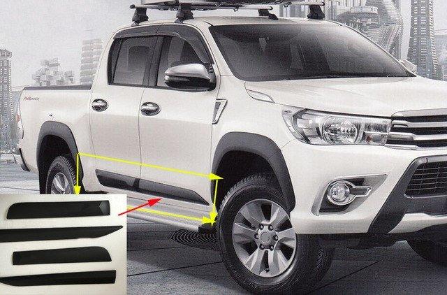 Ducki Toyota Hilux Revo 2015-2019 Kapı Altı Dodiği Kapı Kaplama Küçük (ABS Plastik)
