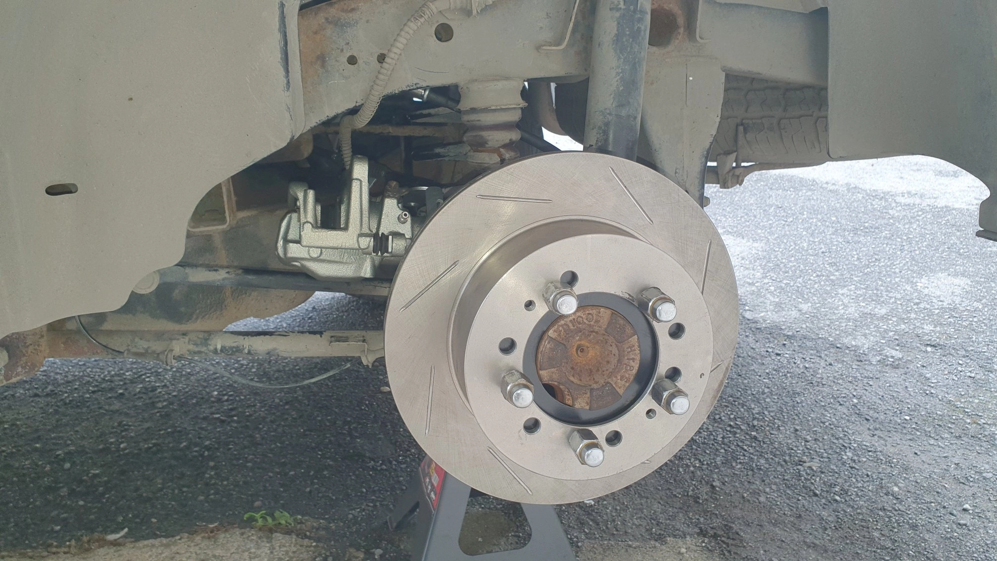 Ssangyong Kyron için El frenli Arka Büyük Disk Fren Dönüşüm Kiti